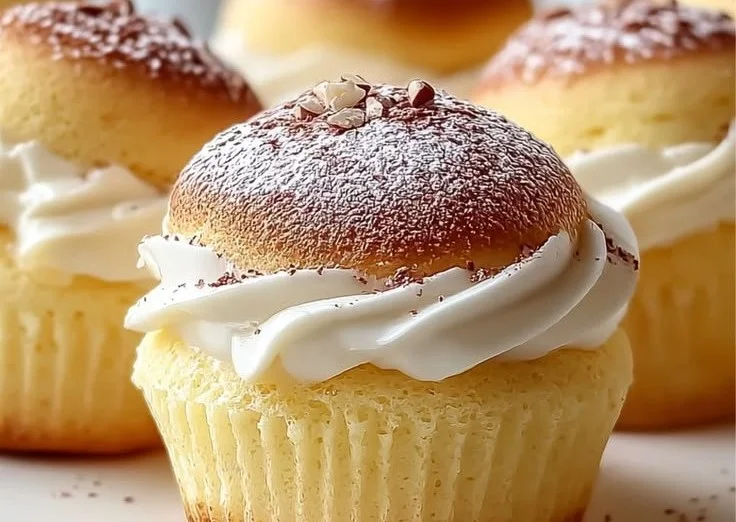 Japanese Cotton Cheesecake Cupcakes