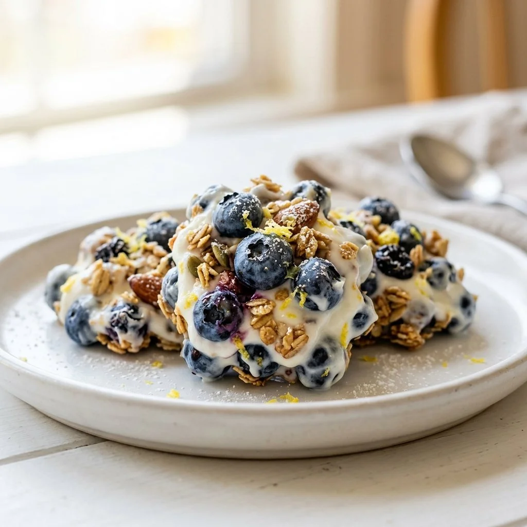 Lemon Blueberry Yogurt Clusters