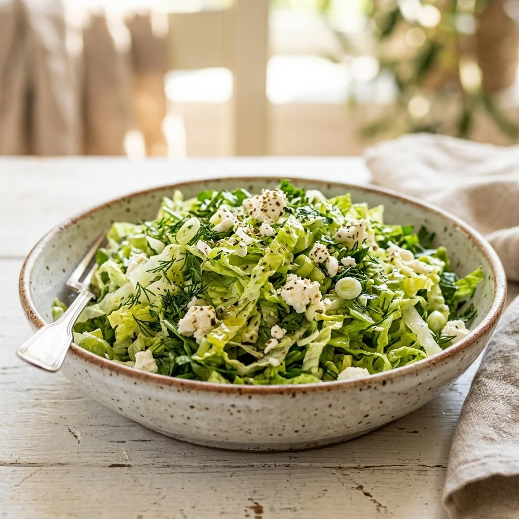 Maroulosalata Greek Lettuce Salad Recipe