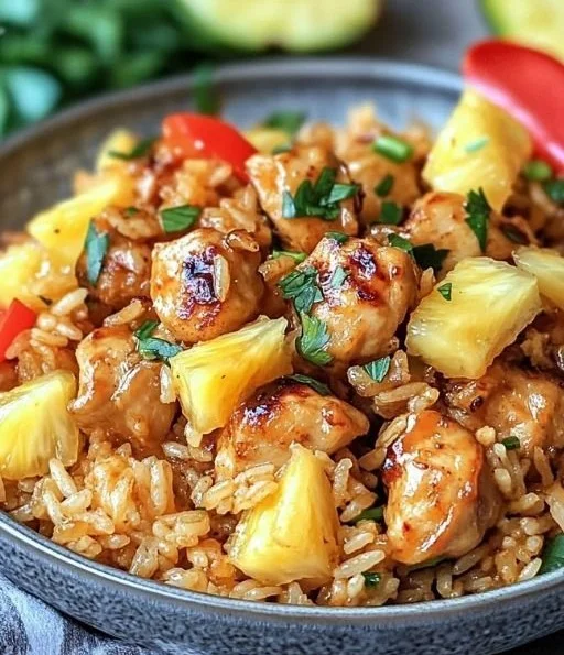 Tropical Twist: Easy Pineapple Chicken and Rice