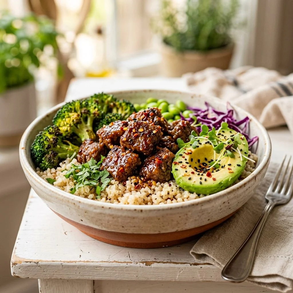 Protein-Packed Hot Honey Beef Bowl Recipe