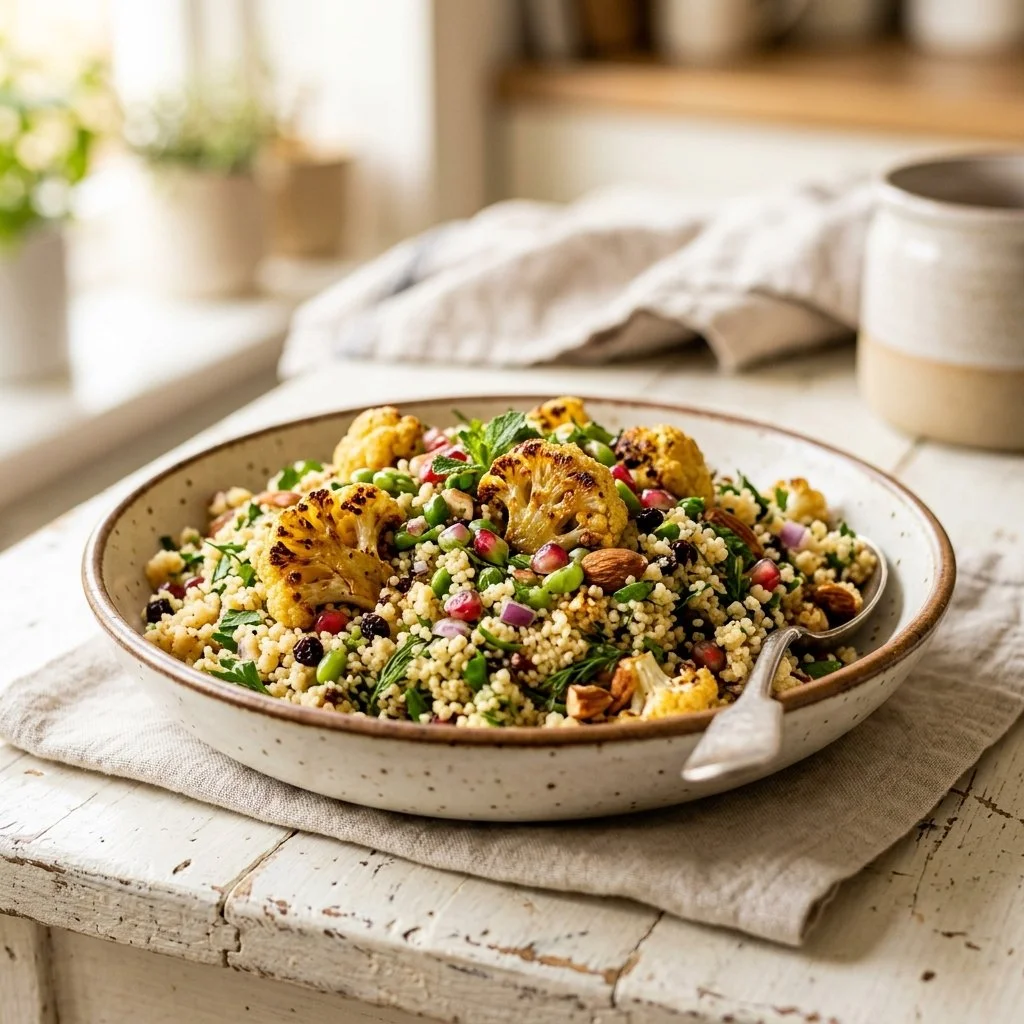 Roasted Cauliflower Couscous