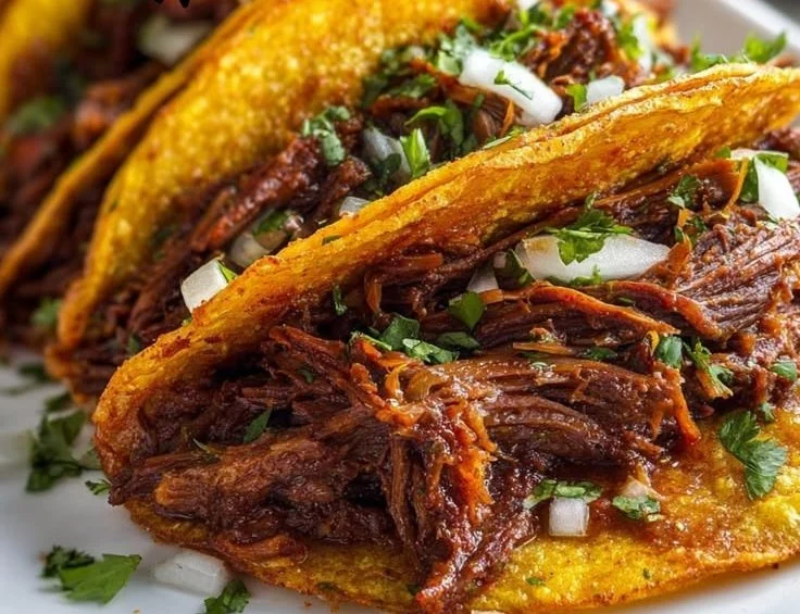 Slow-Cooked Birria Tacos