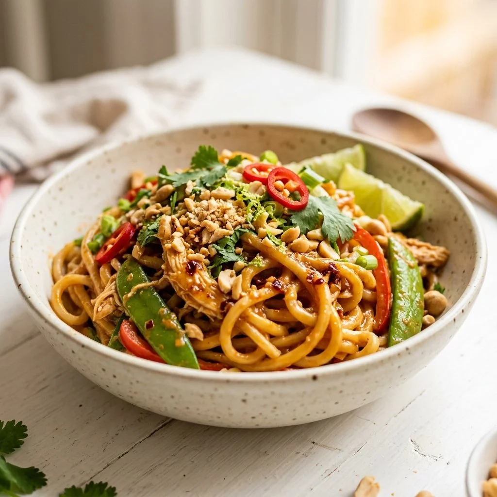 Thai Peanut Chili Pasta