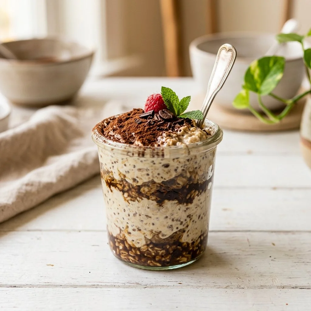 Tiramisu Overnight Oats Recipe