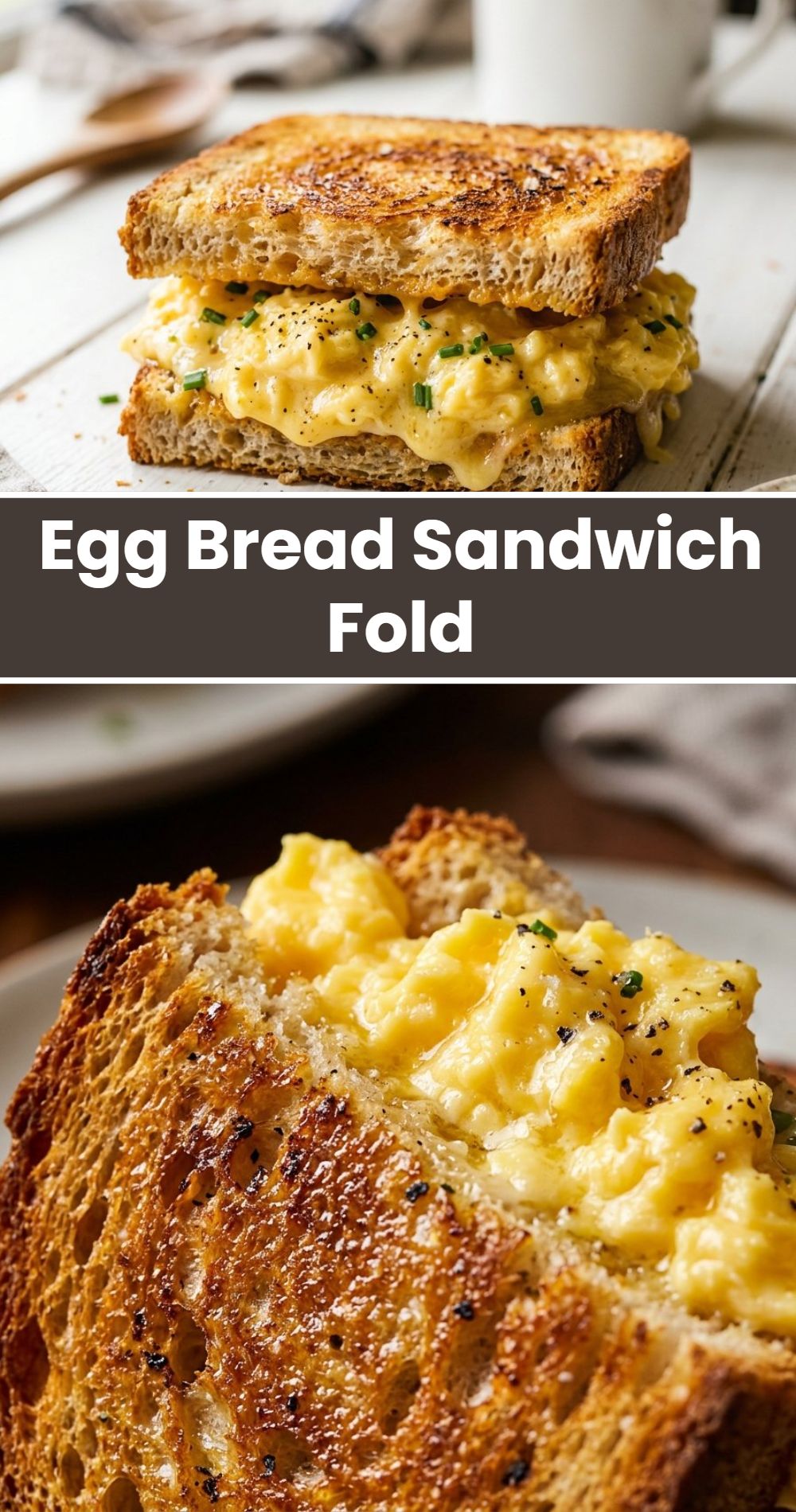 Egg Bread Sandwich Fold