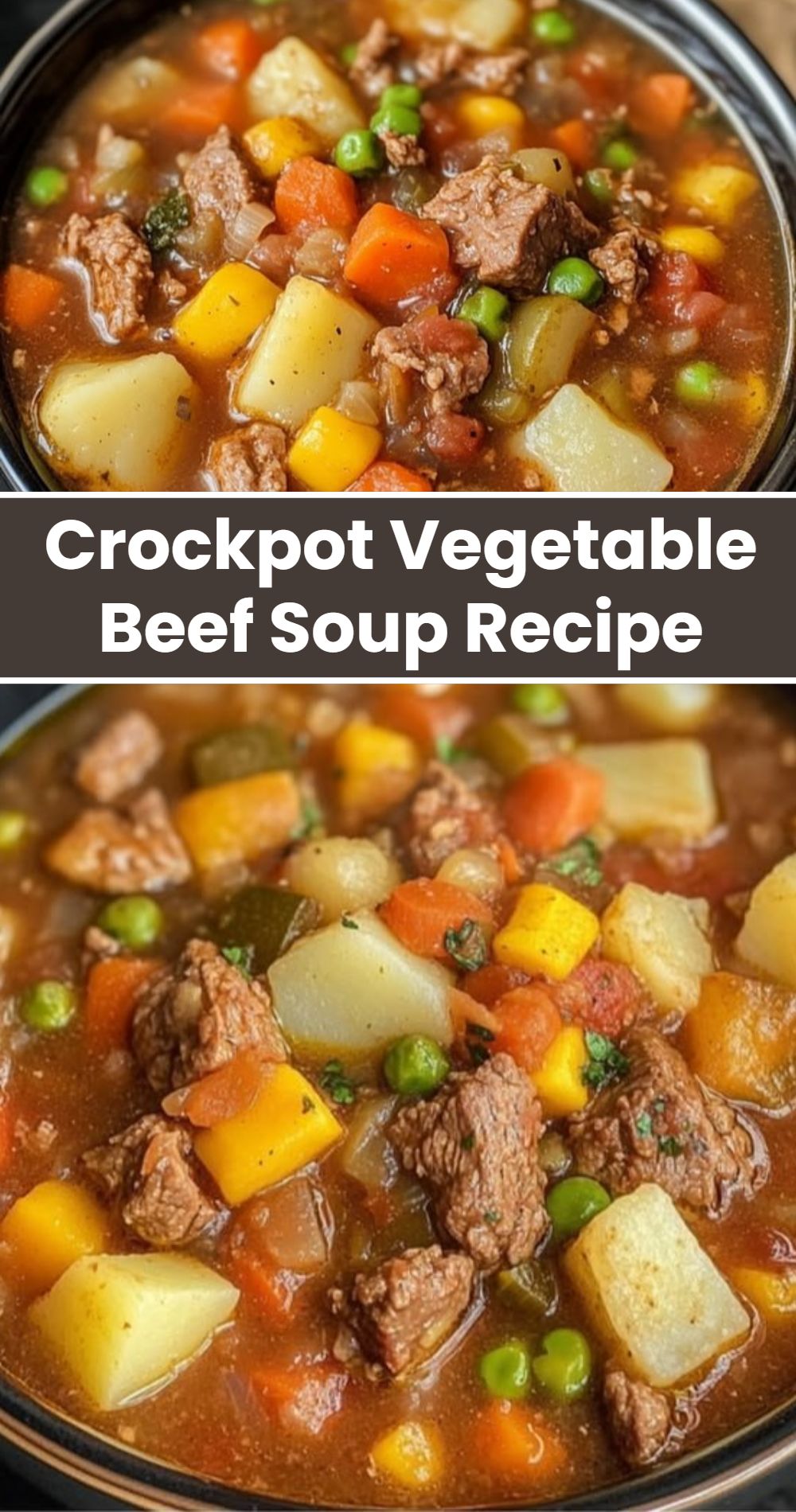 Crockpot Vegetable Beef Soup Recipe