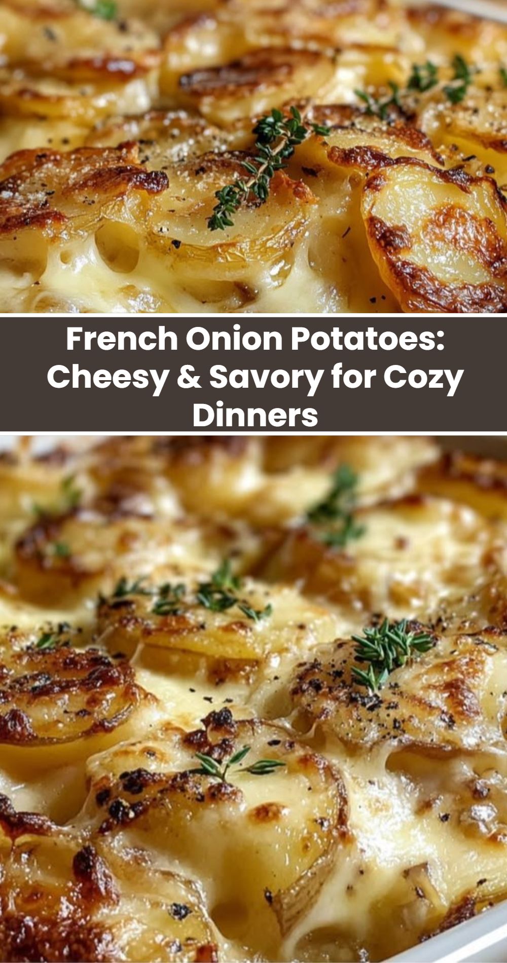 French Onion Potatoes Cheesy Savory Cozy Dinners