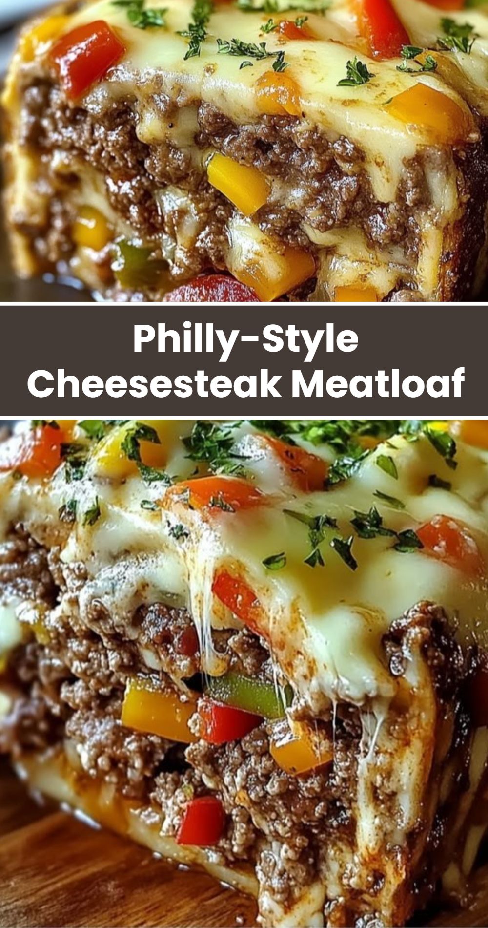 Philly Style Cheesesteak Meatloaf