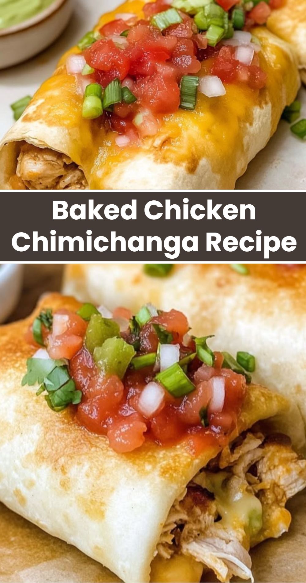 Baked Chicken Chimichanga Recipe