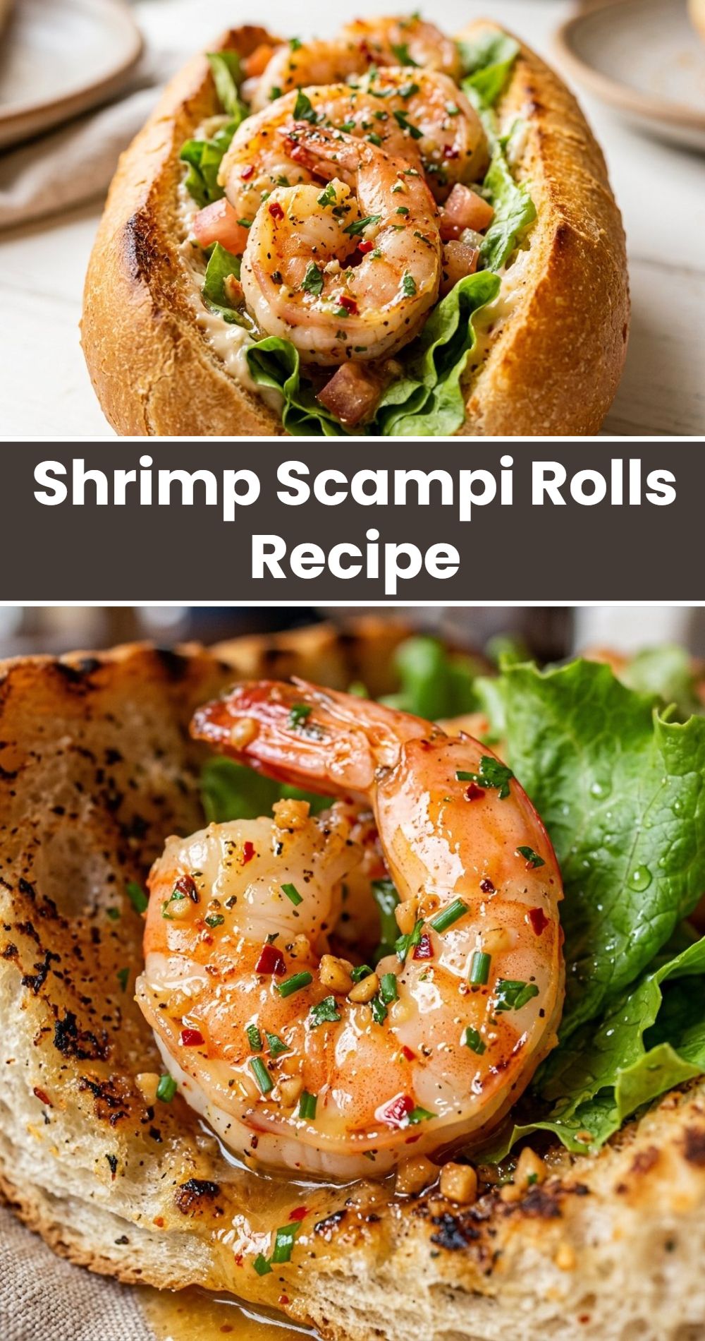 Shrimp Scampi Rolls Recipe