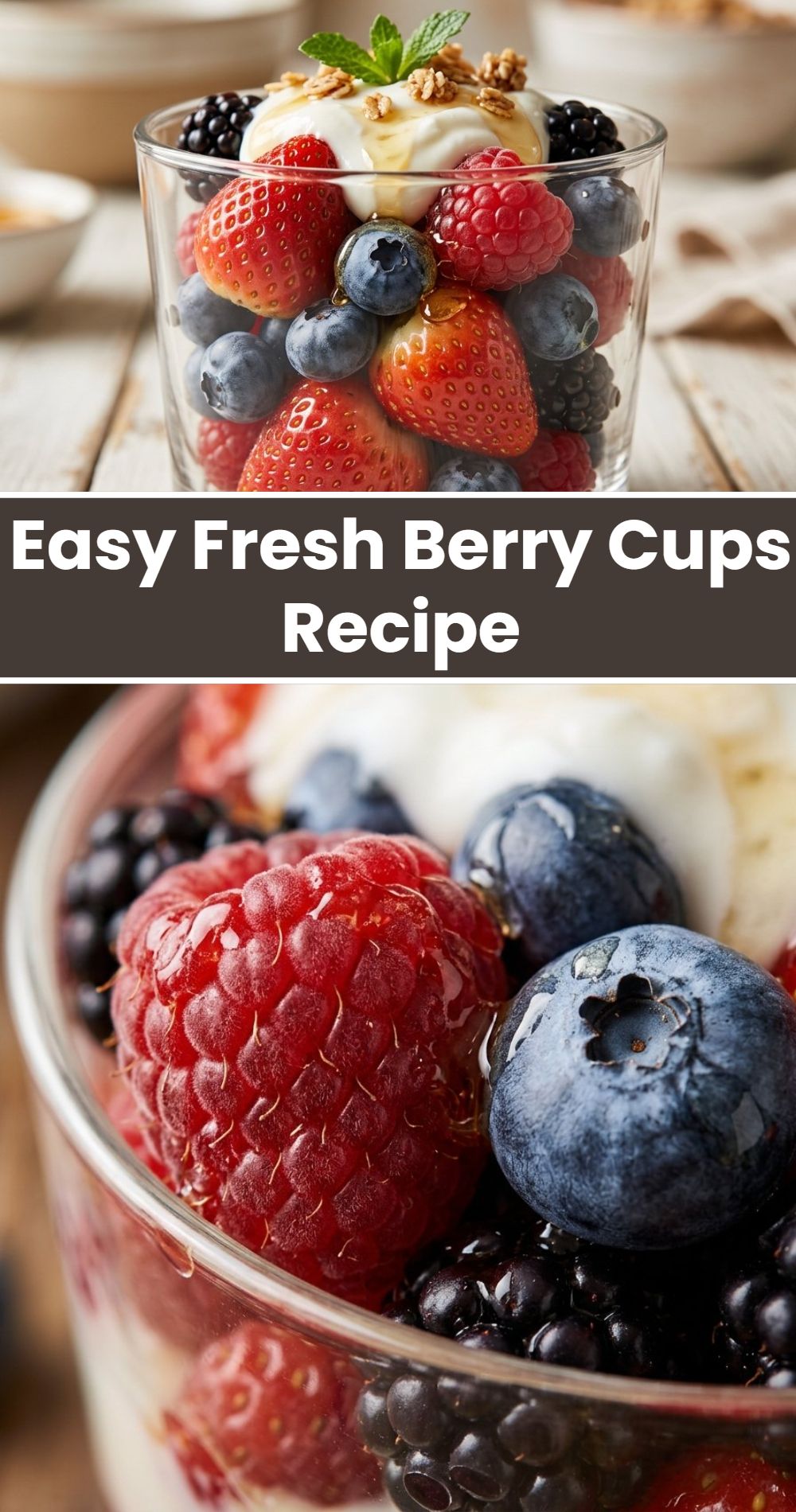 Easy Fresh Berry Cups Recipe