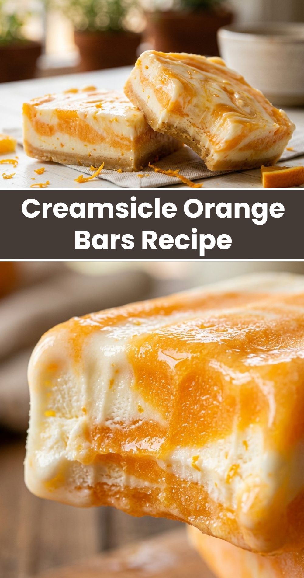 Creamsicle Orange Bars Recipe