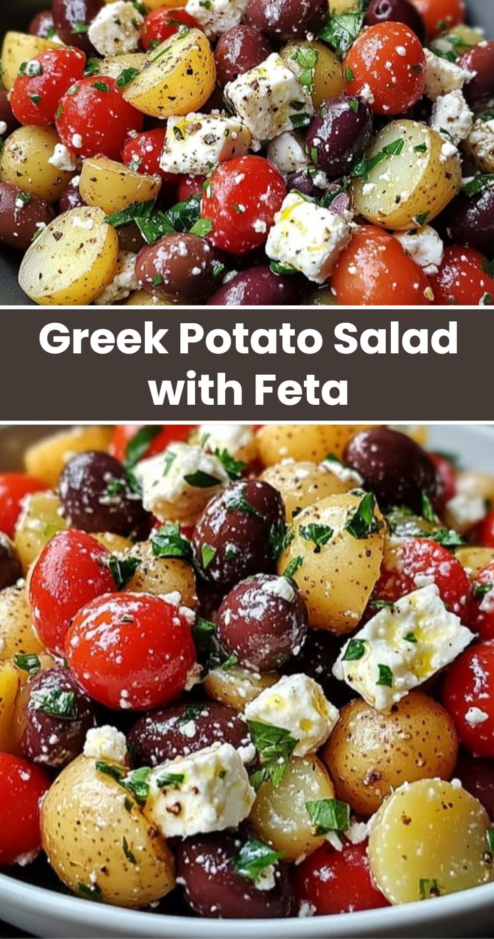 Greek Potato Salad With Feta