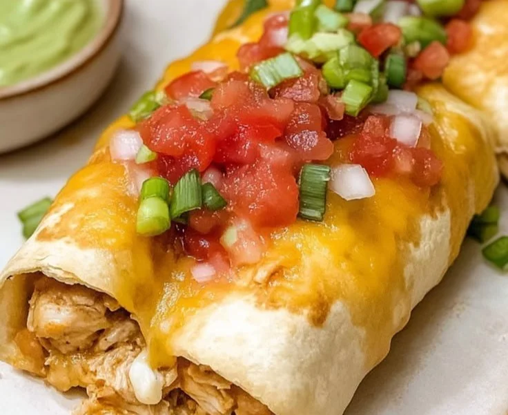 Baked Chicken Chimichanga
