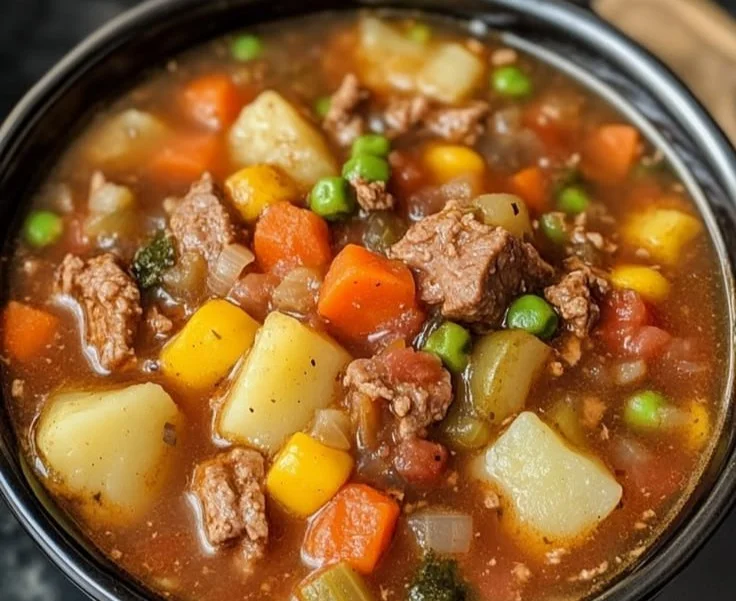 Crockpot Vegetable Beef Soup