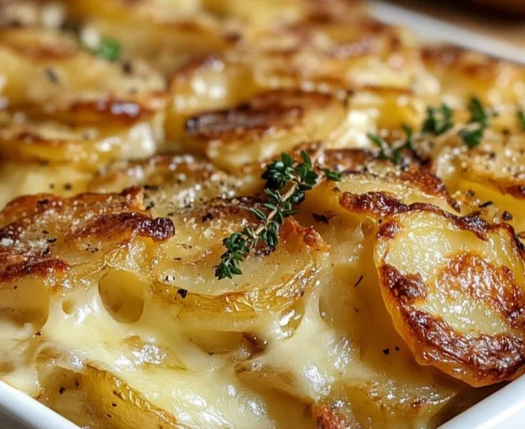 French Onion Potatoes – Cheesy, Savory &amp; Perfect for Cozy Dinners
