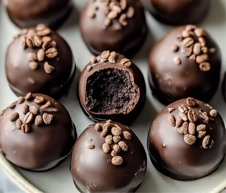 Delicious homemade Espresso Truffles featuring premium ingredients.