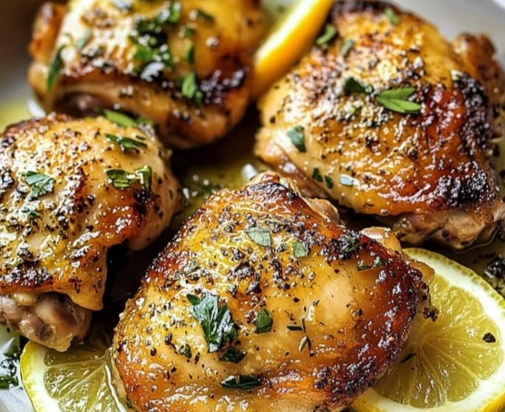 Greek Lemon Chicken Thighs