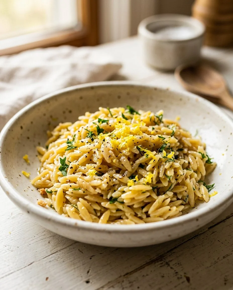 Lemon Orzo
