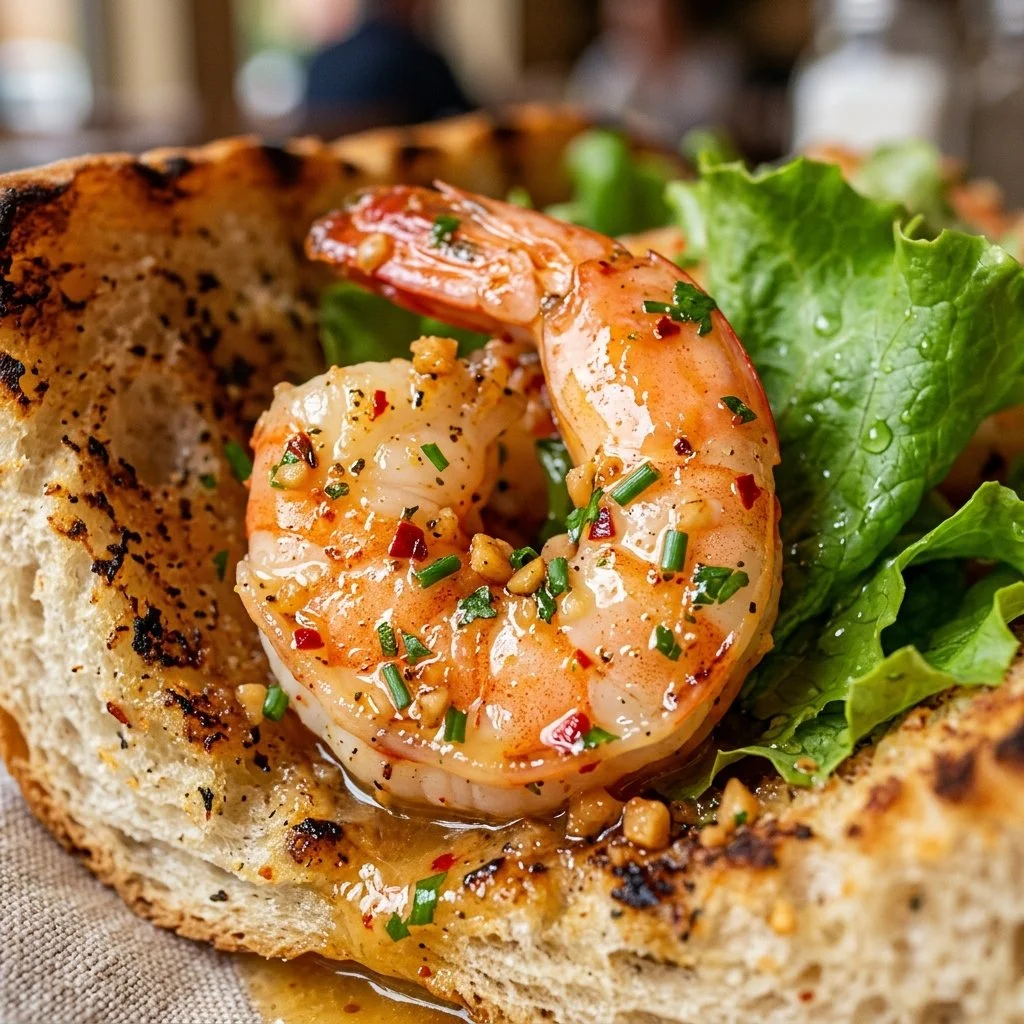 Delicious shrimp scampi rolls with a savory filling and fresh ingredients