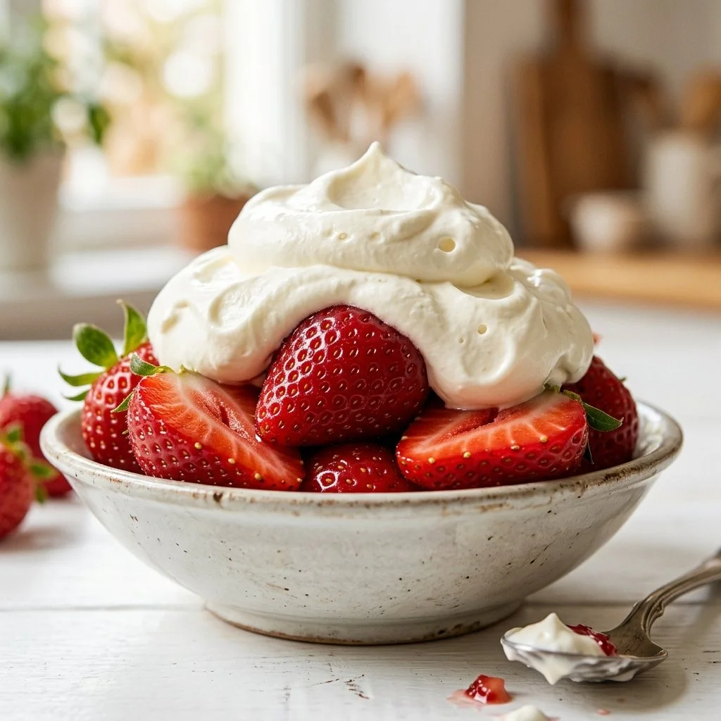 Strawberries with Cream