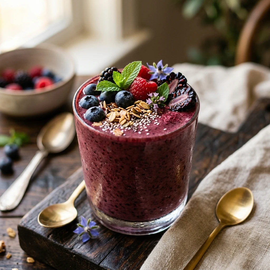 Antioxidant Mixed Berries Smoothie