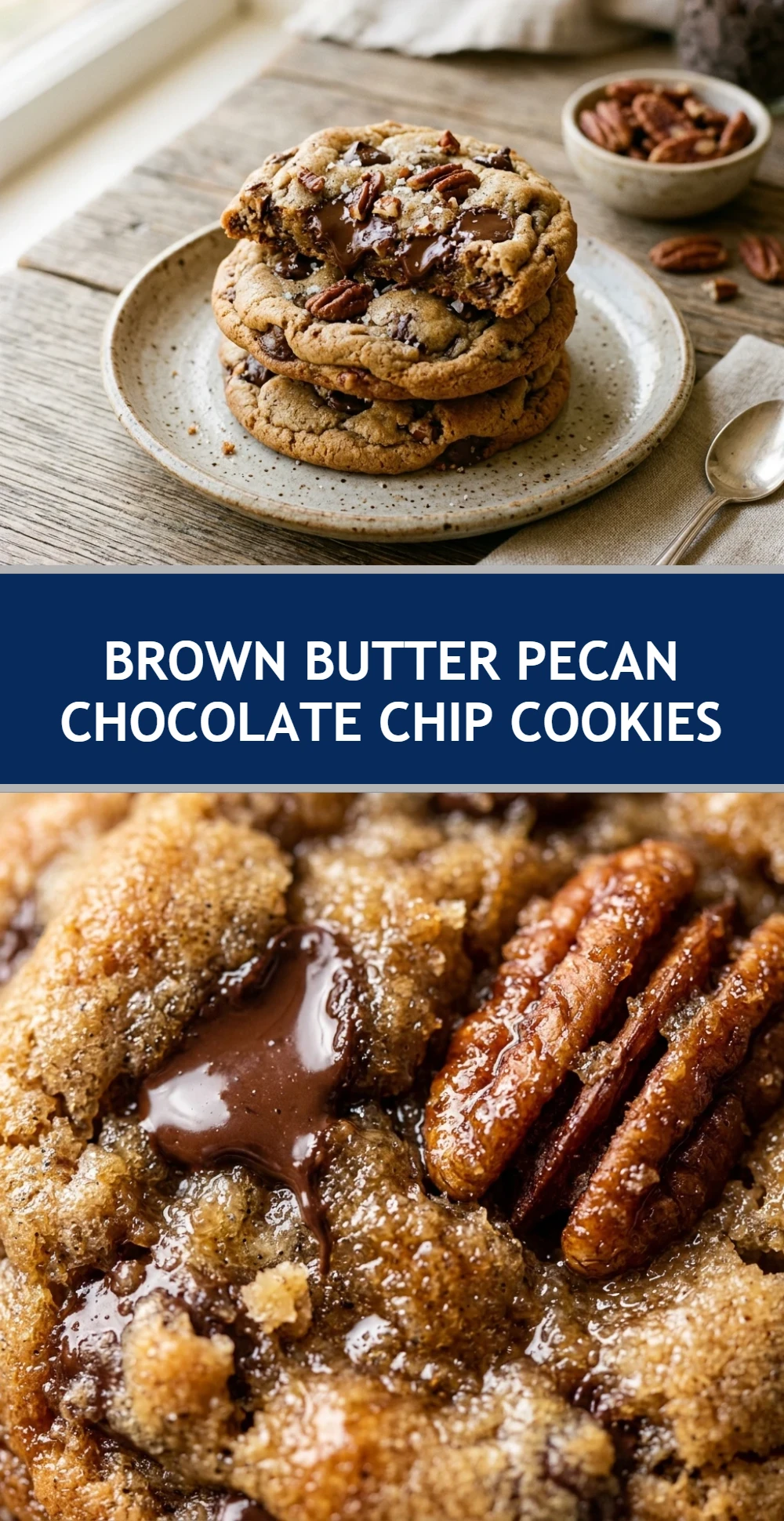 Brown Butter Pecan Chocolate Chip Cookies