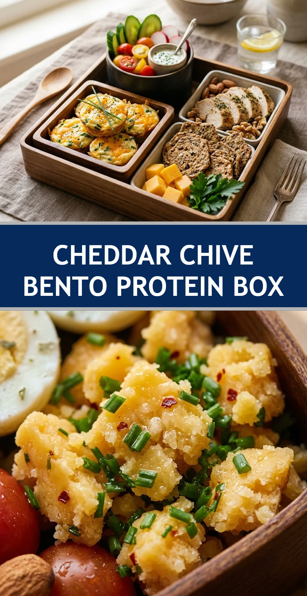 Cheddar Chive Bento Protein Box