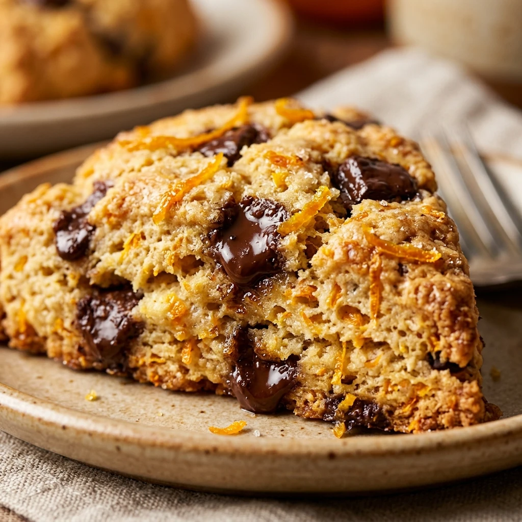 Chocolate Orange Zest Scones