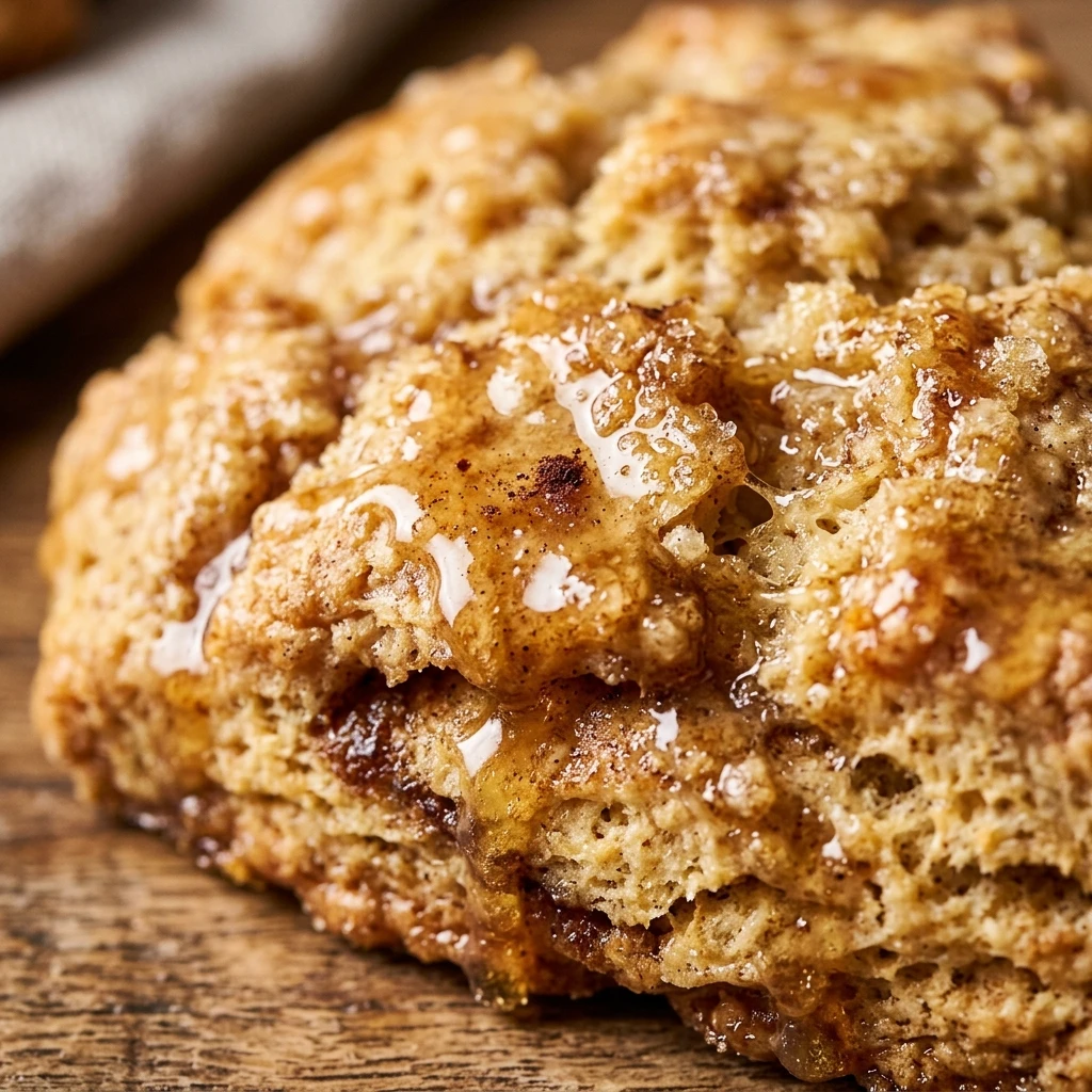 Cinnamon Maple Glazed Scones