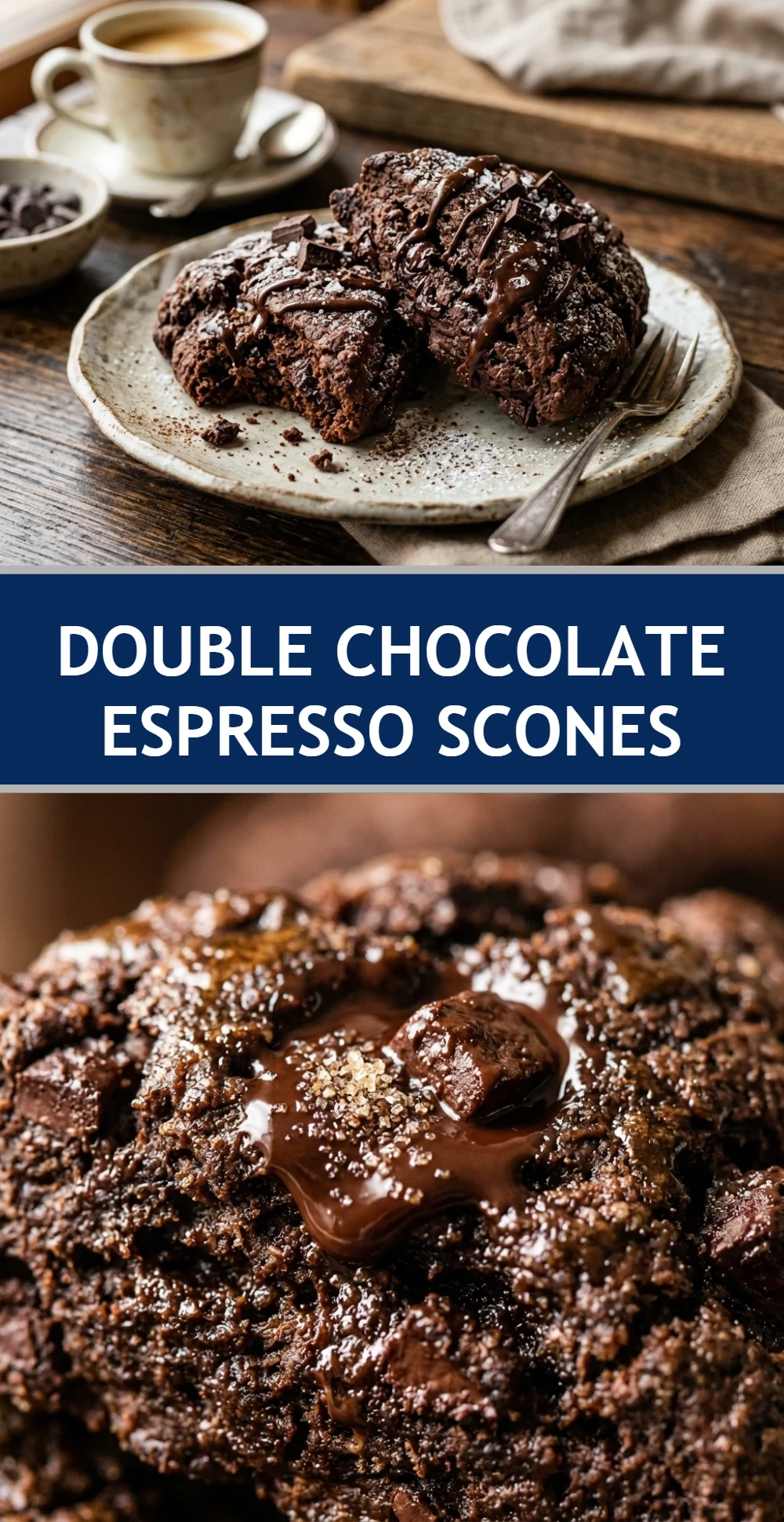 Double Chocolate Espresso Scones