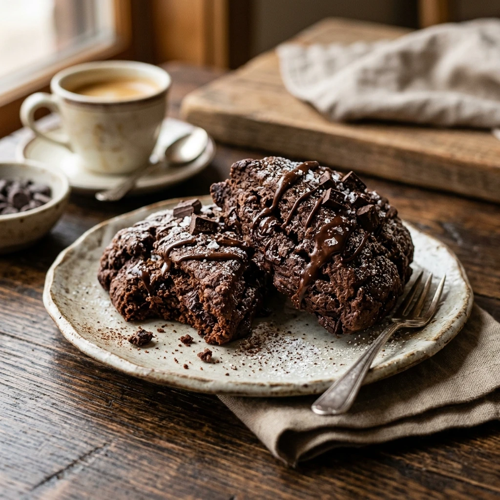Double Chocolate Espresso Scones
