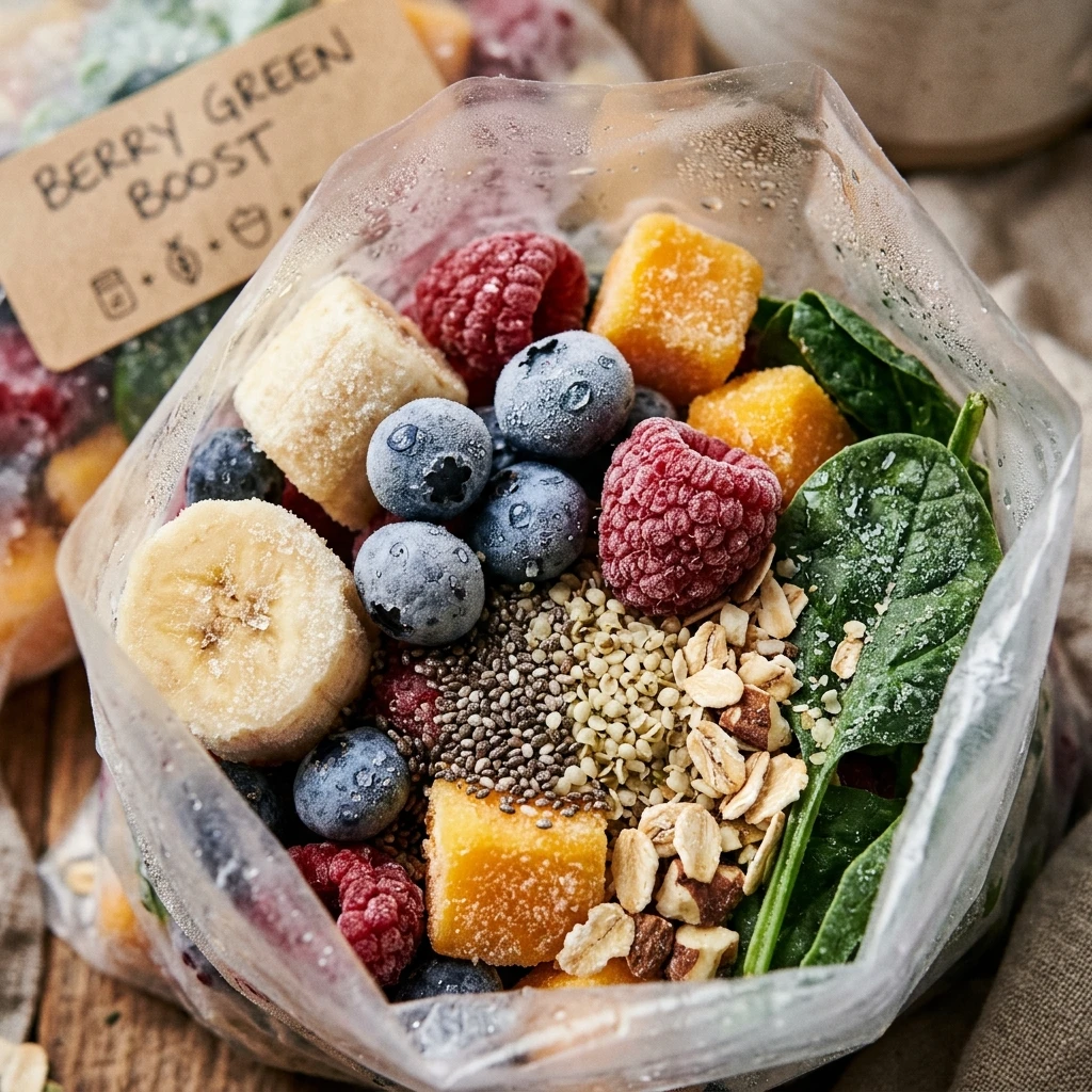 Healthy Freezer Smoothie Meal Packs