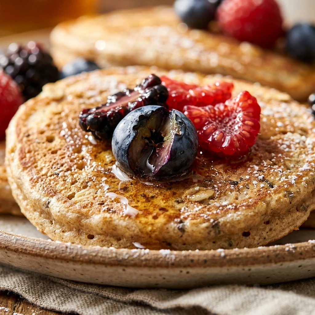 Mixed Berry Protein Pancakes