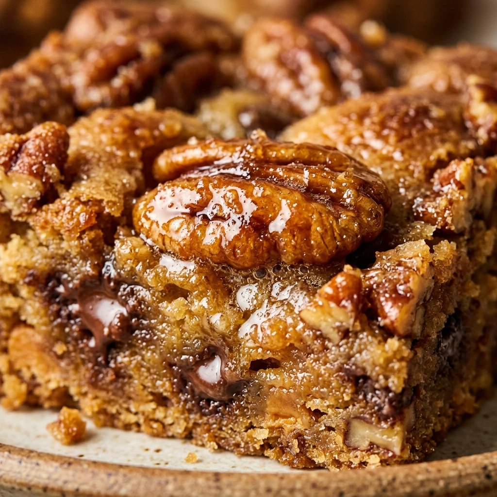 Pecan Blondies Brown Butter