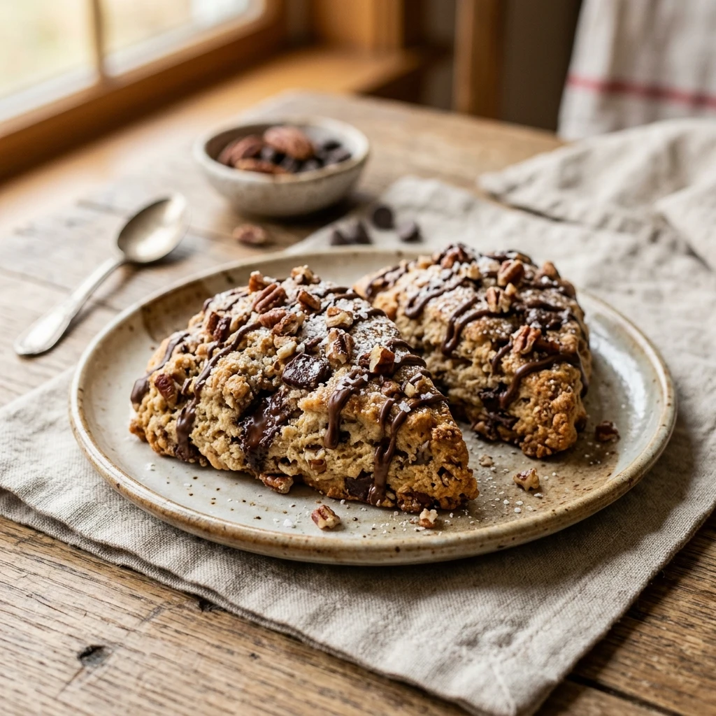 Pecan Chocolate Scones