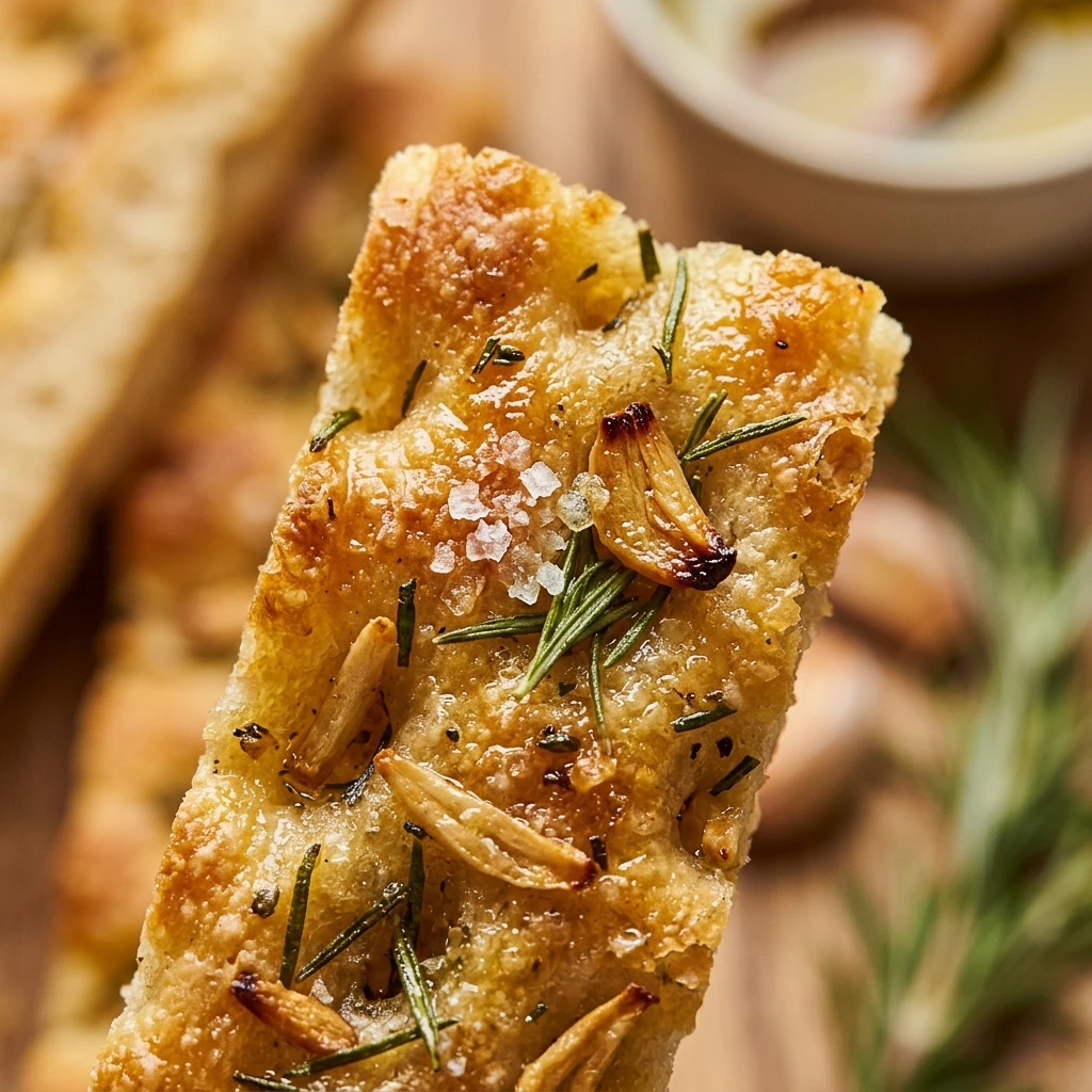 Rosemary Garlic Focaccia Breadsticks