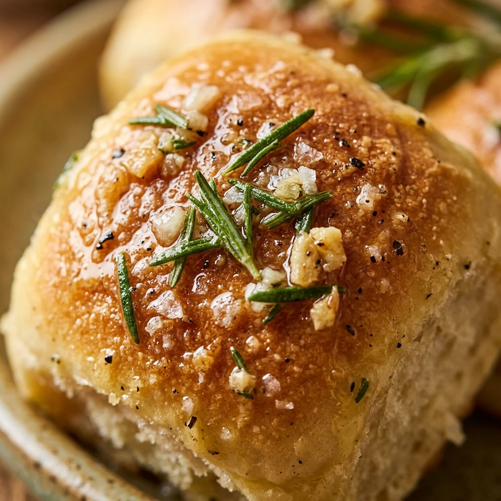 Savory Garlic Rosemary Butter Rolls