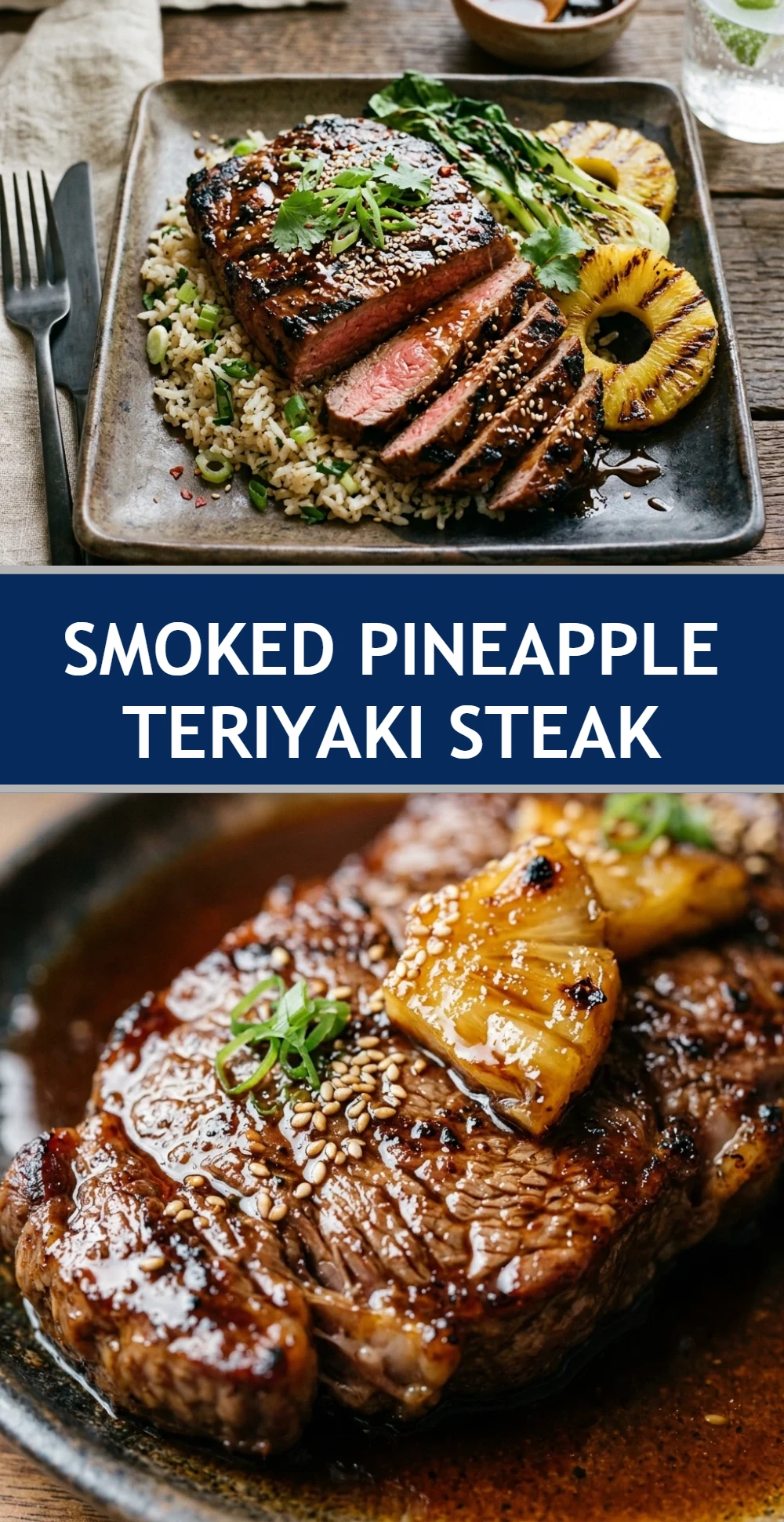 Smoked Pineapple Teriyaki Steak