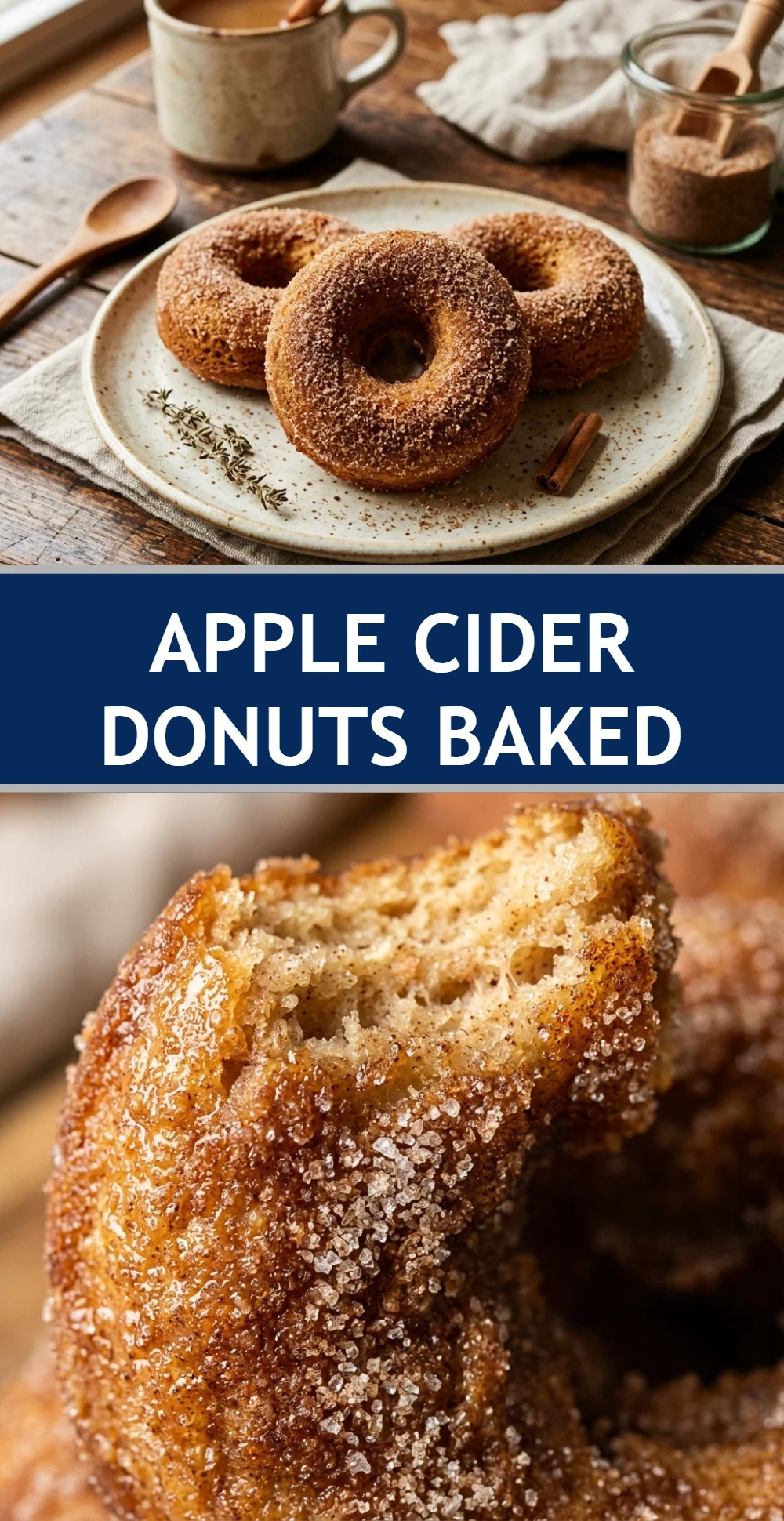 Apple Cider Donuts Baked