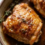 Apple Cider Glazed Chicken Thighs