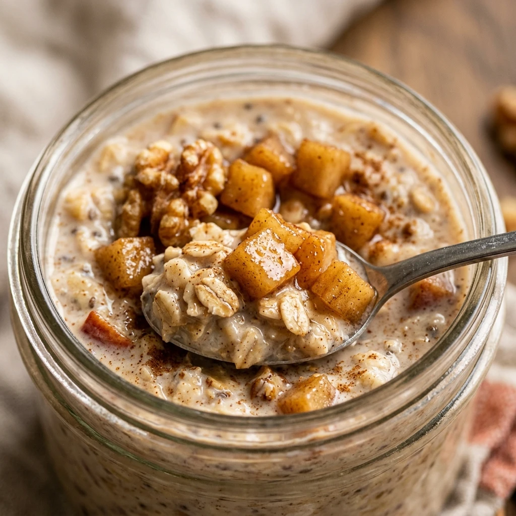 Apple Cinnamon Overnight Oats