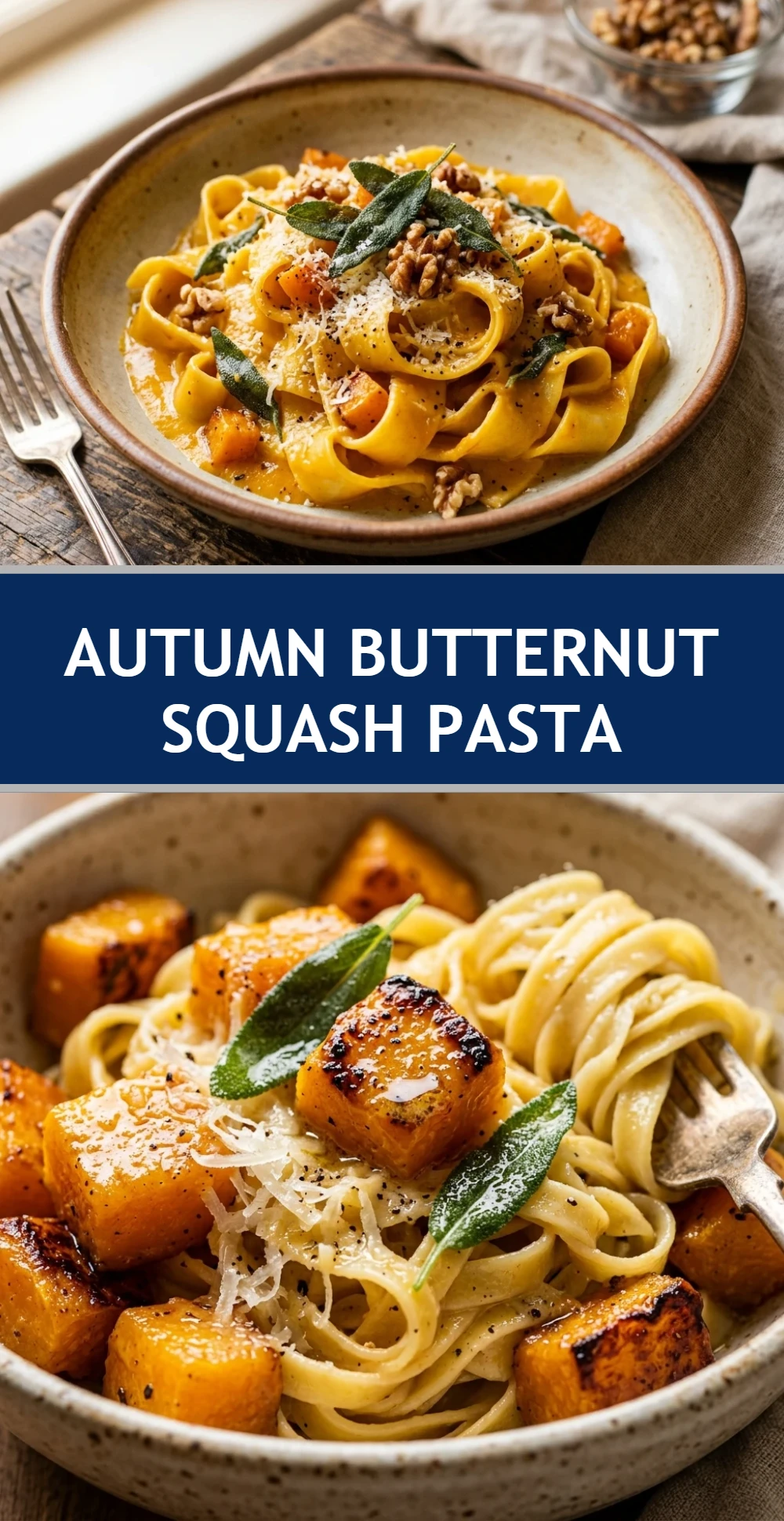 Autumn Butternut Squash Pasta