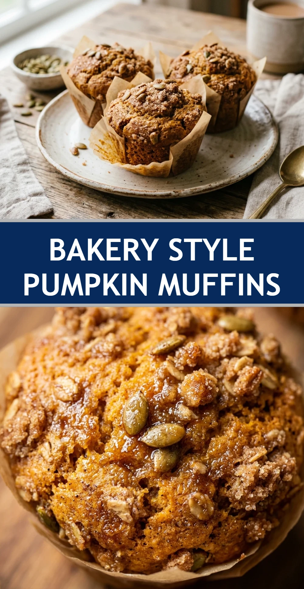 Bakery Style Pumpkin Muffins