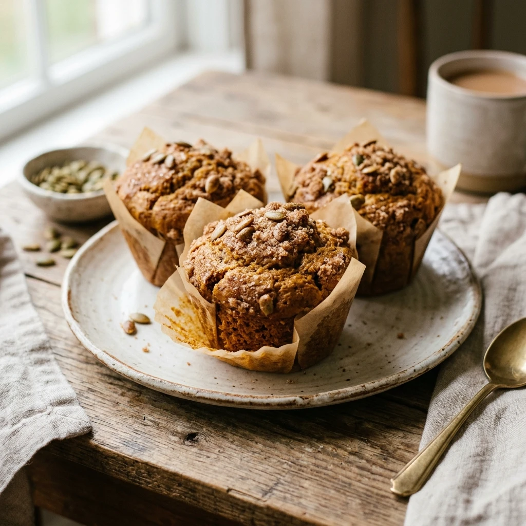 Bakery Style Pumpkin Muffins