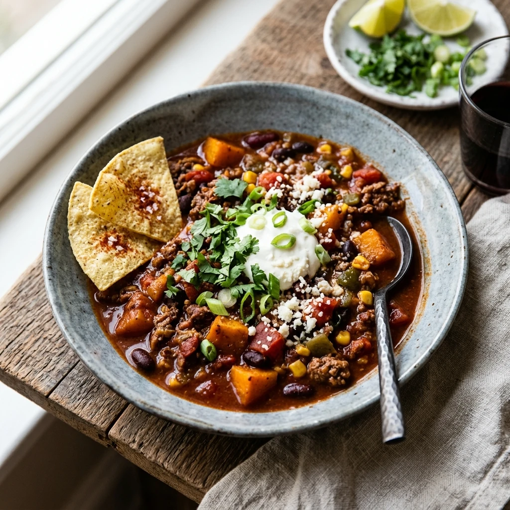 Beef And Pumpkin Chili