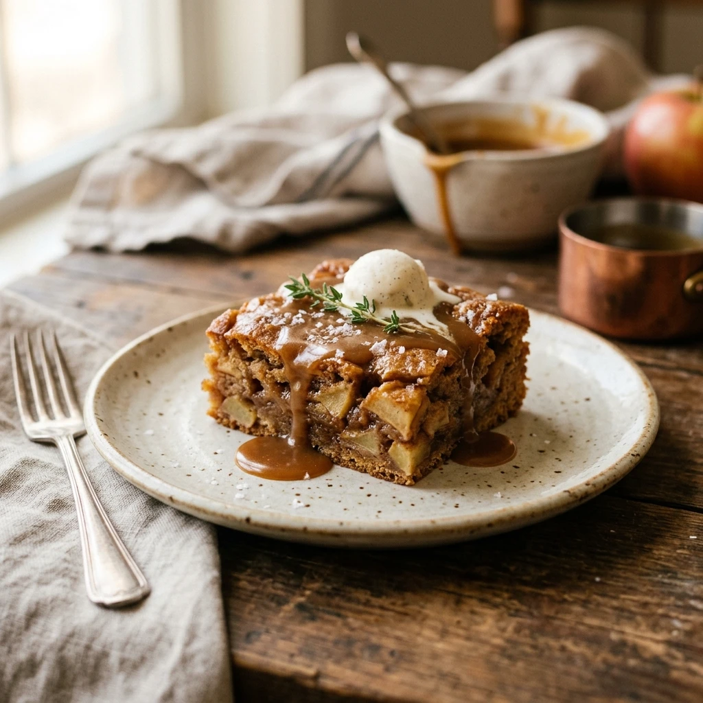 Brown Butter Apple Blondies