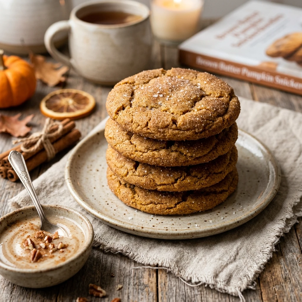 Brown Butter Pumpkin Snickerdoodles