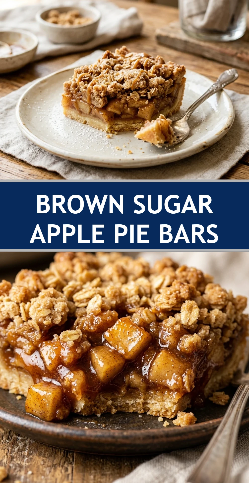 Brown Sugar Apple Pie Bars